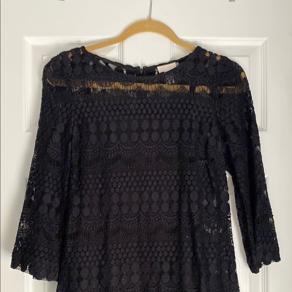 Elegant Black Lace dress
